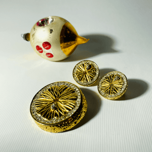 Marcel Boucher Pavé Lemon Slice Bijouterie - Tuxedo Park Junk Shop