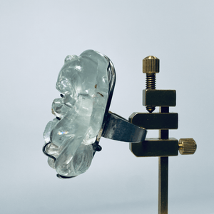 Dame Edith Sitwell's 19th Century Chinese Carved Fluorite Ring