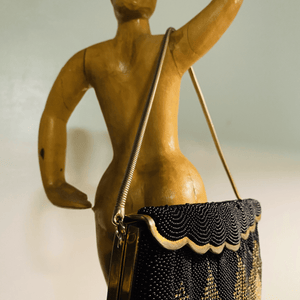 1940's French Art Deco Evening Bag from Bags by Josef - Tuxedo Park Junk Shop
