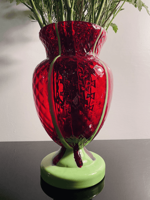 Art Deco Kralik Bohemia Vase - Tuxedo Park Junk Shop
