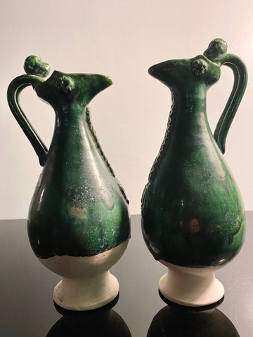 Antique Chinese Tang Dynasty Style Monkey Ewer