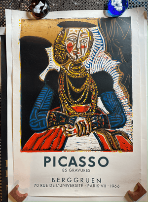 Picasso Berggruen Lithograph 1966 by Mourlot