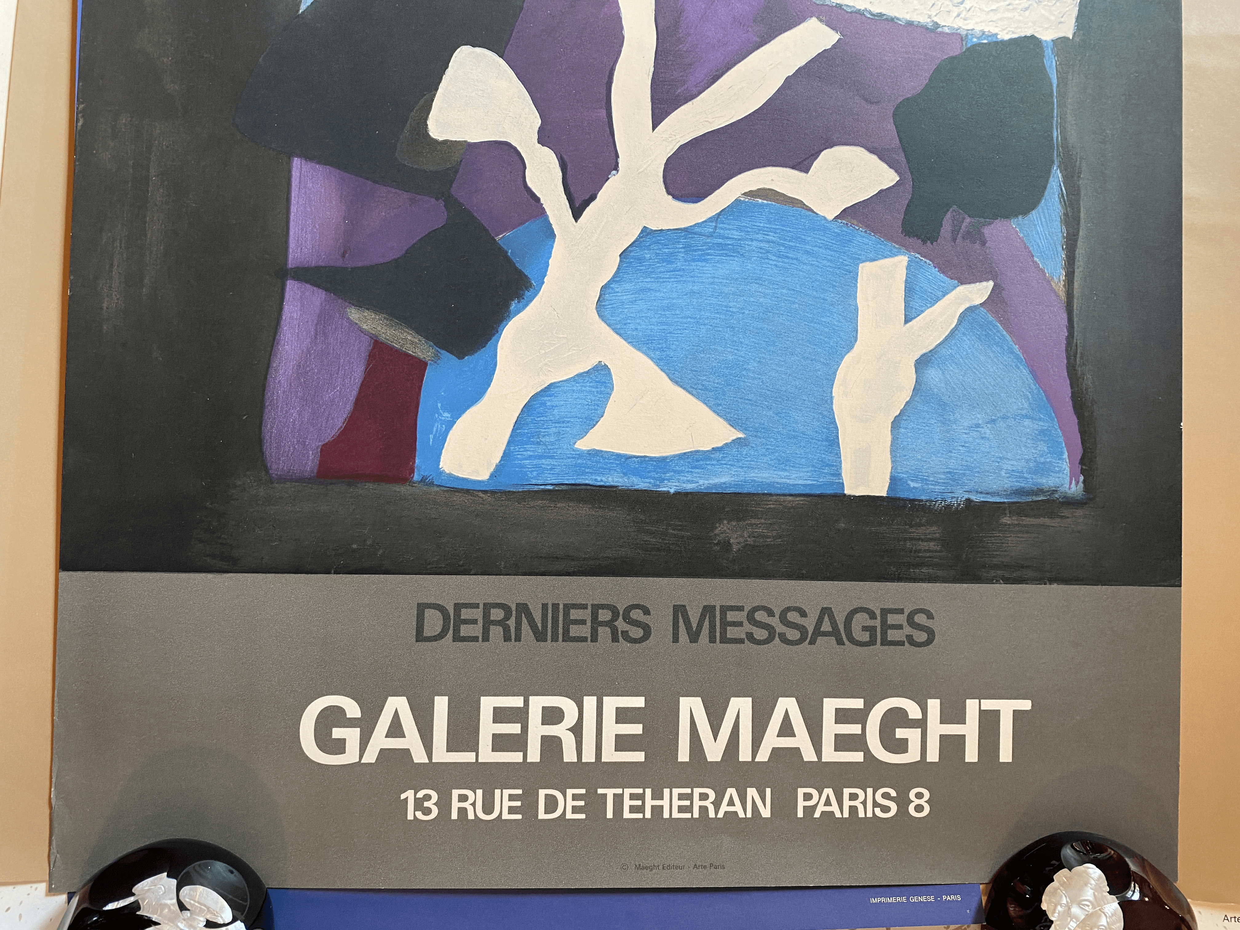 Georges Braque Dernier Messages 1967 Lithograph