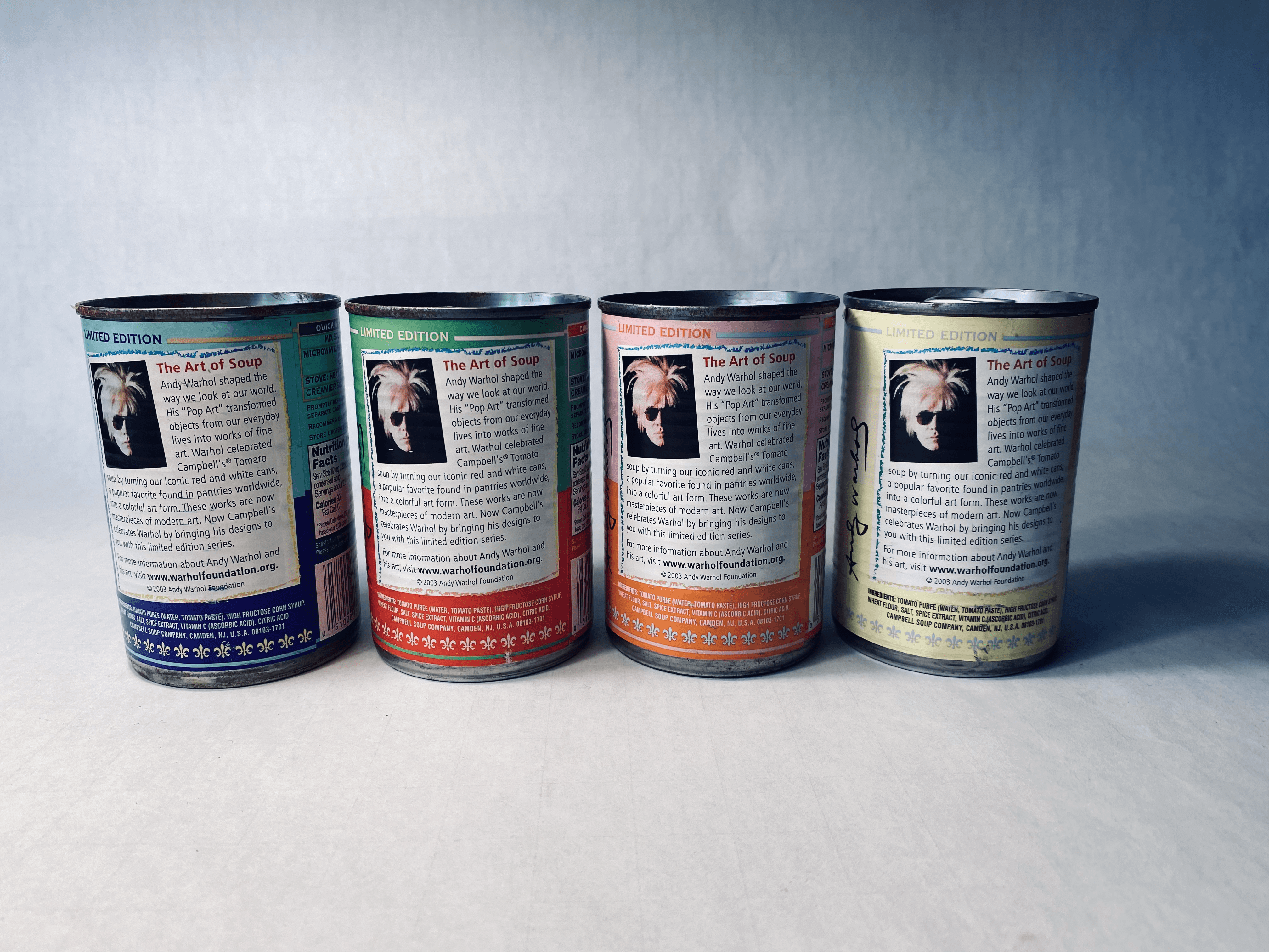 Andy Warhol Campbell's Soup Cans circa 2003 - Tuxedo Park Junk Shop