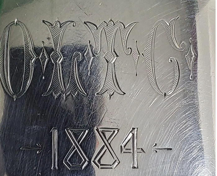 Sterling Silver Flask c. 1884