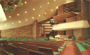 FLW 51 Bench from the Unitarian Meeting House | Frank Lloyd Wright - Tuxedo Park Junk Shop