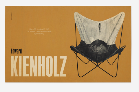 Edward Kienholz LACMA Lithograph 1966