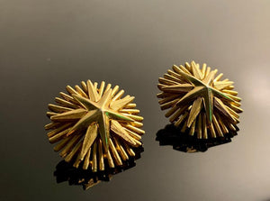 Trifari Starburst Earrings - Tuxedo Park Junk Shop