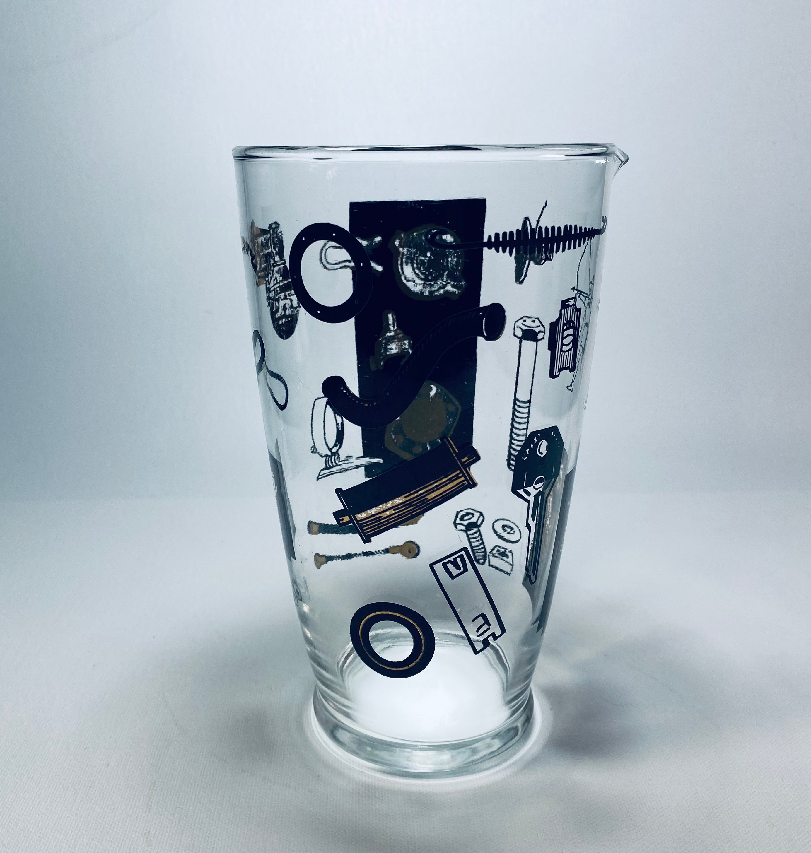 Vintage Cocktail Mixing Glass