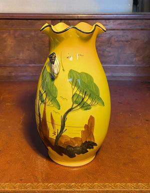 Majolica Cicida Vase Vallauris France