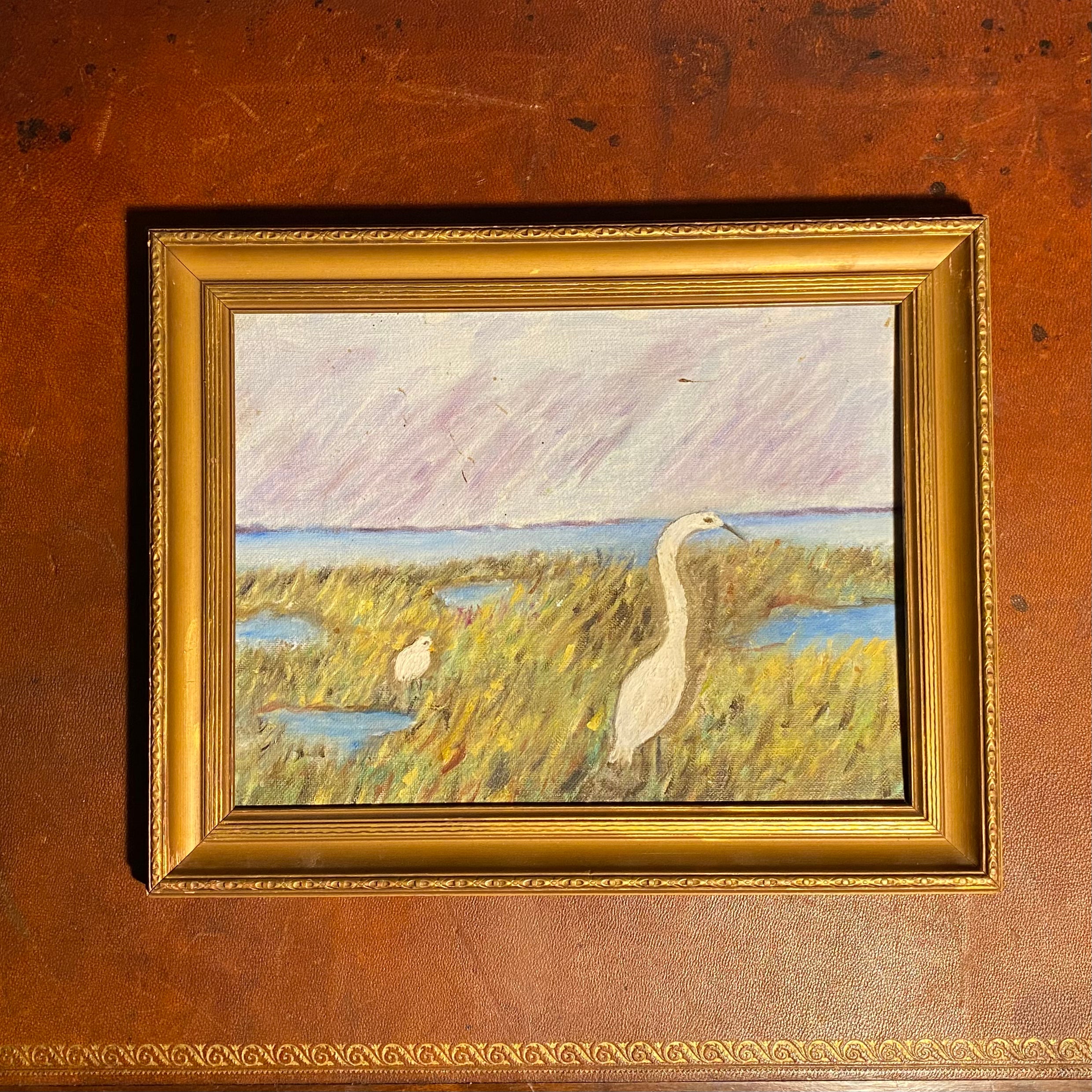 Small Vintage Framed Oil Painting
