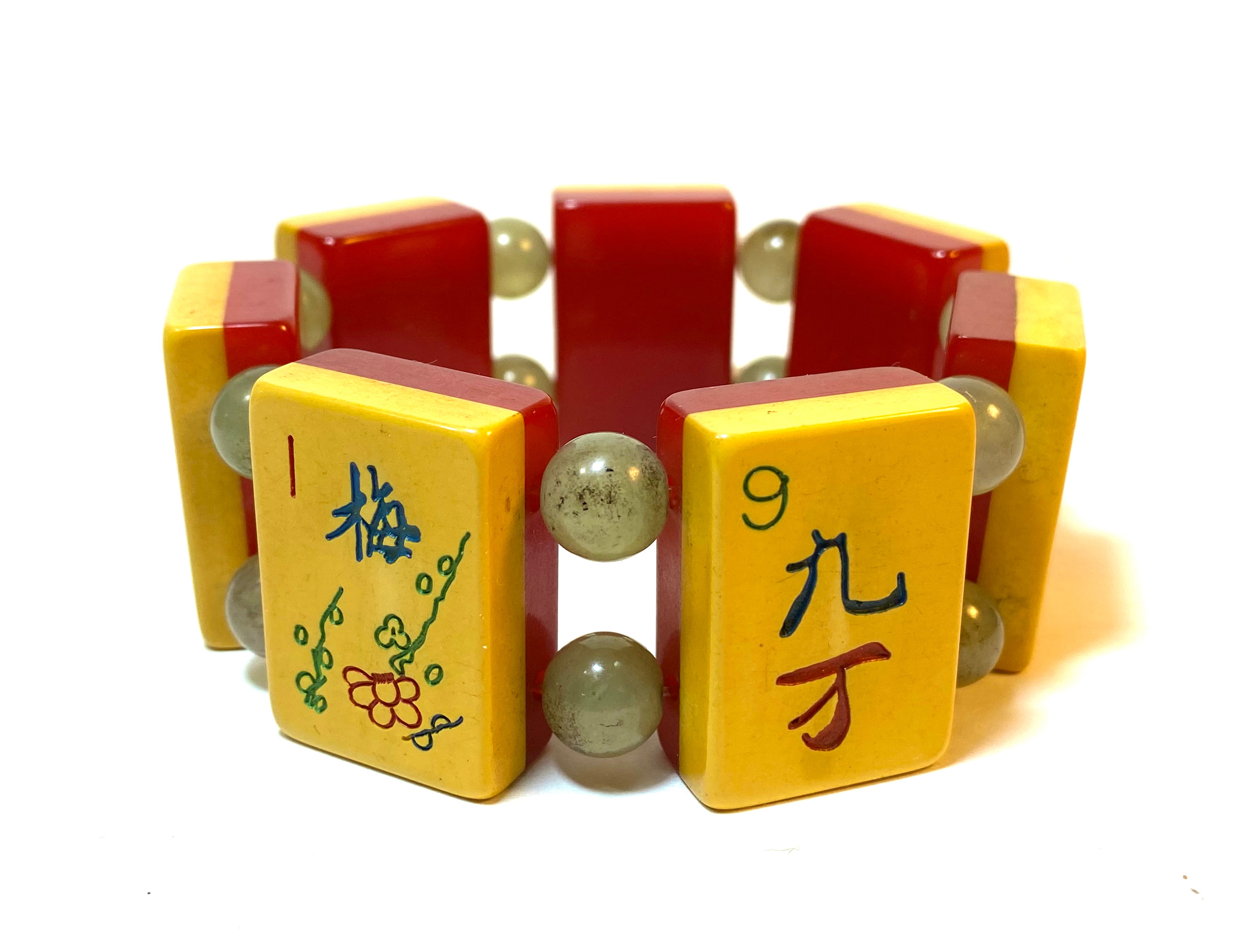 Mahjong Tile Bracelets