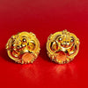 22K Foo Lion Earrings