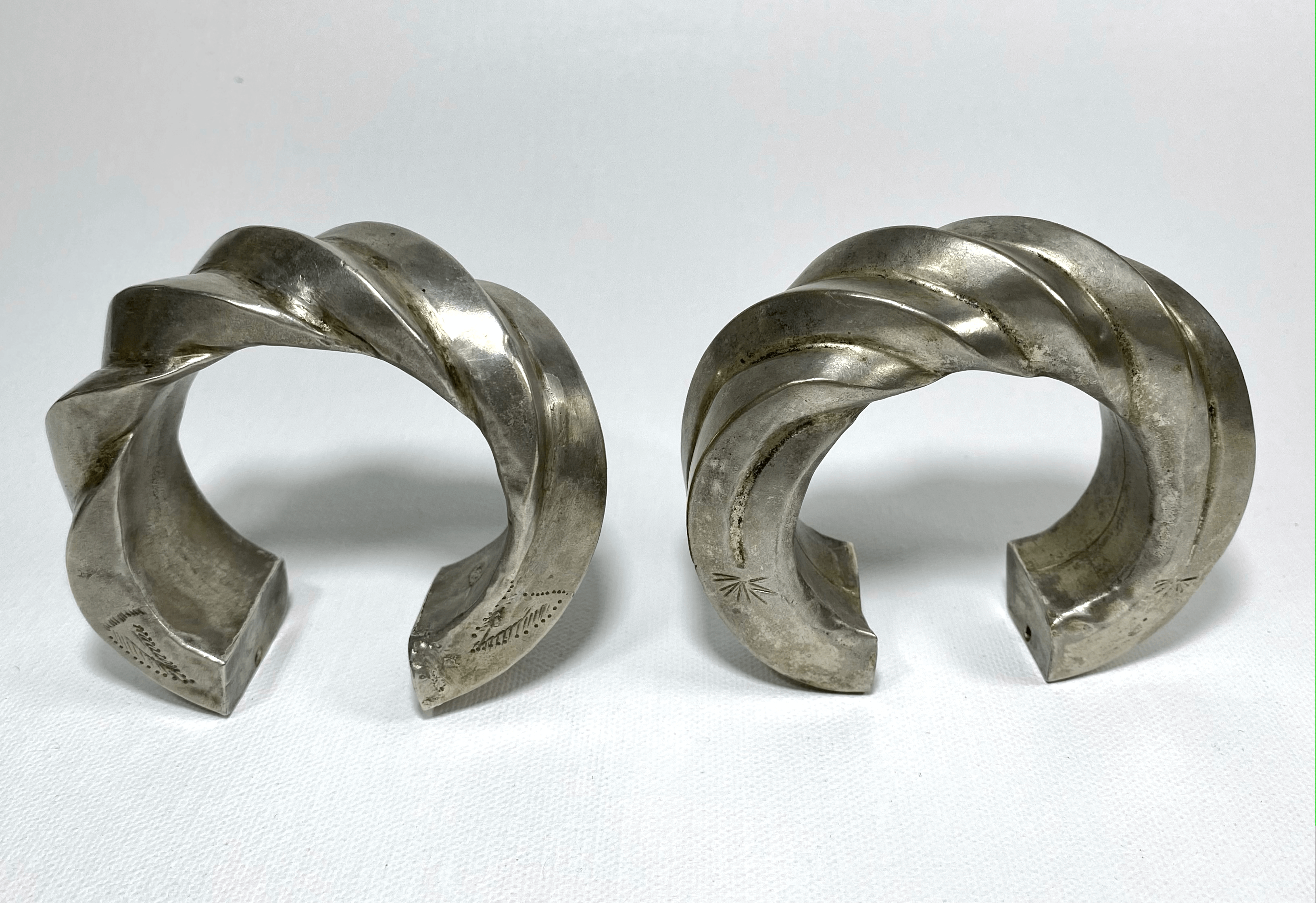Antique Karen Hill Tribe Cuffs