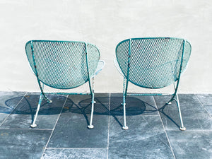 A Pair Clamshell Chairs by Maurizio Tempestini for John Salterini