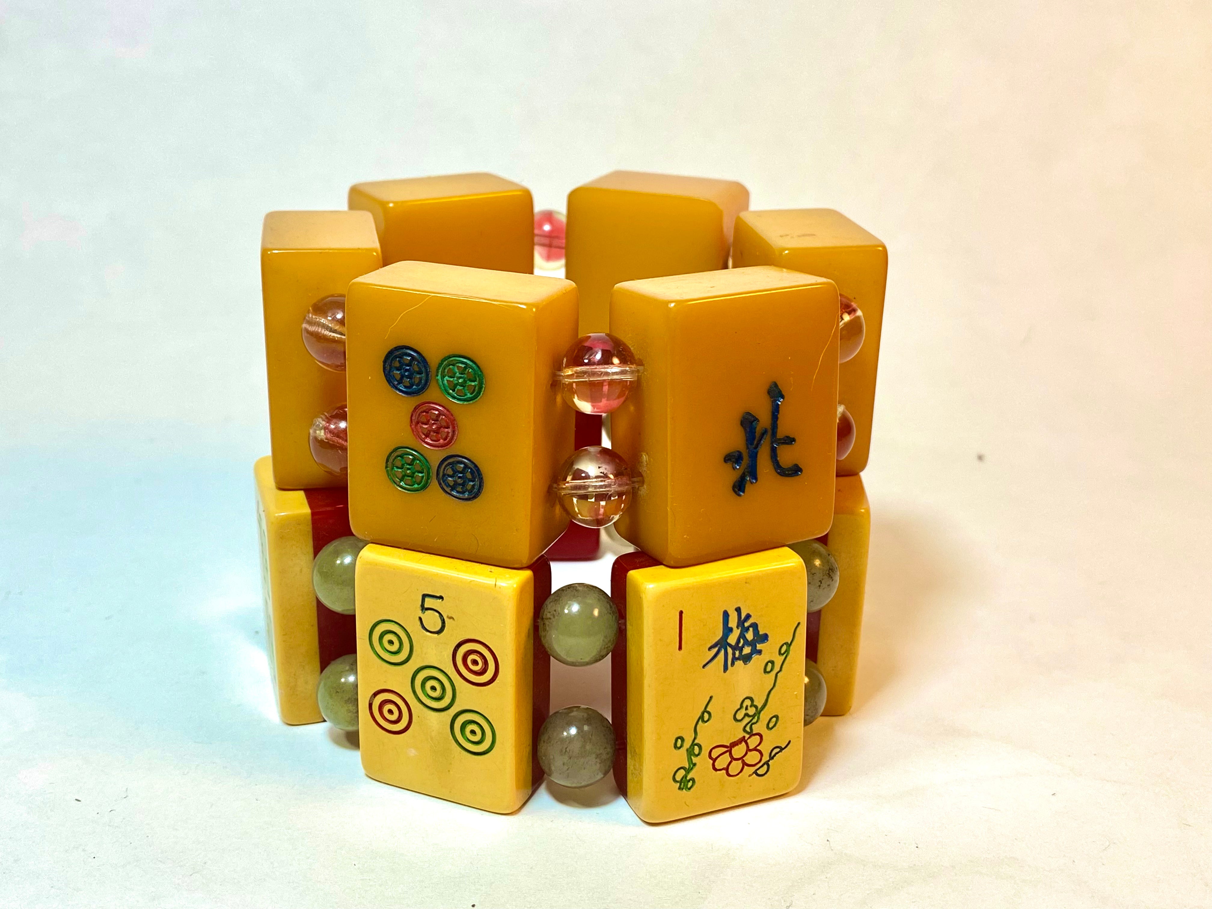 Mahjong Tile Bracelets