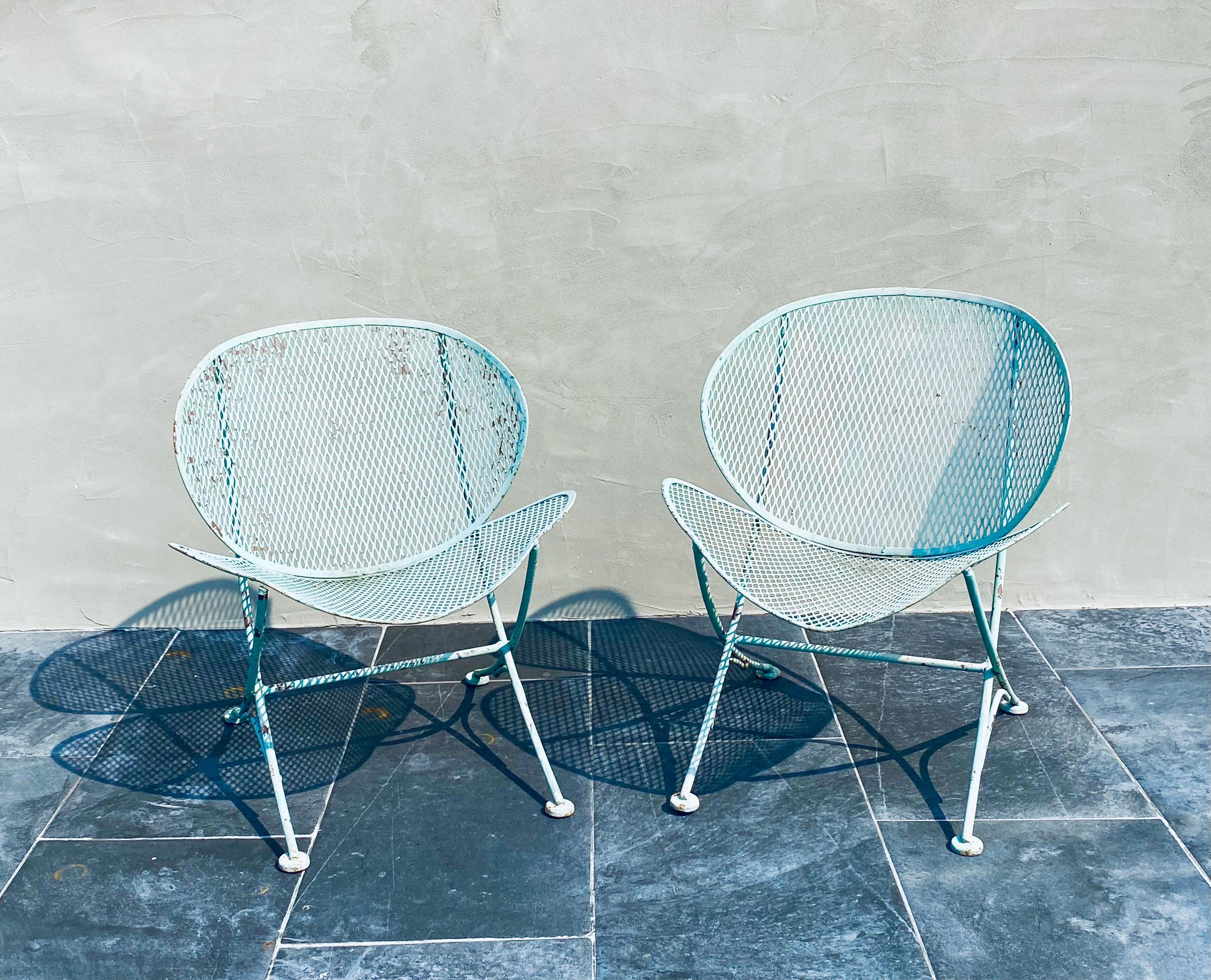 A Pair Clamshell Chairs by Maurizio Tempestini for John Salterini