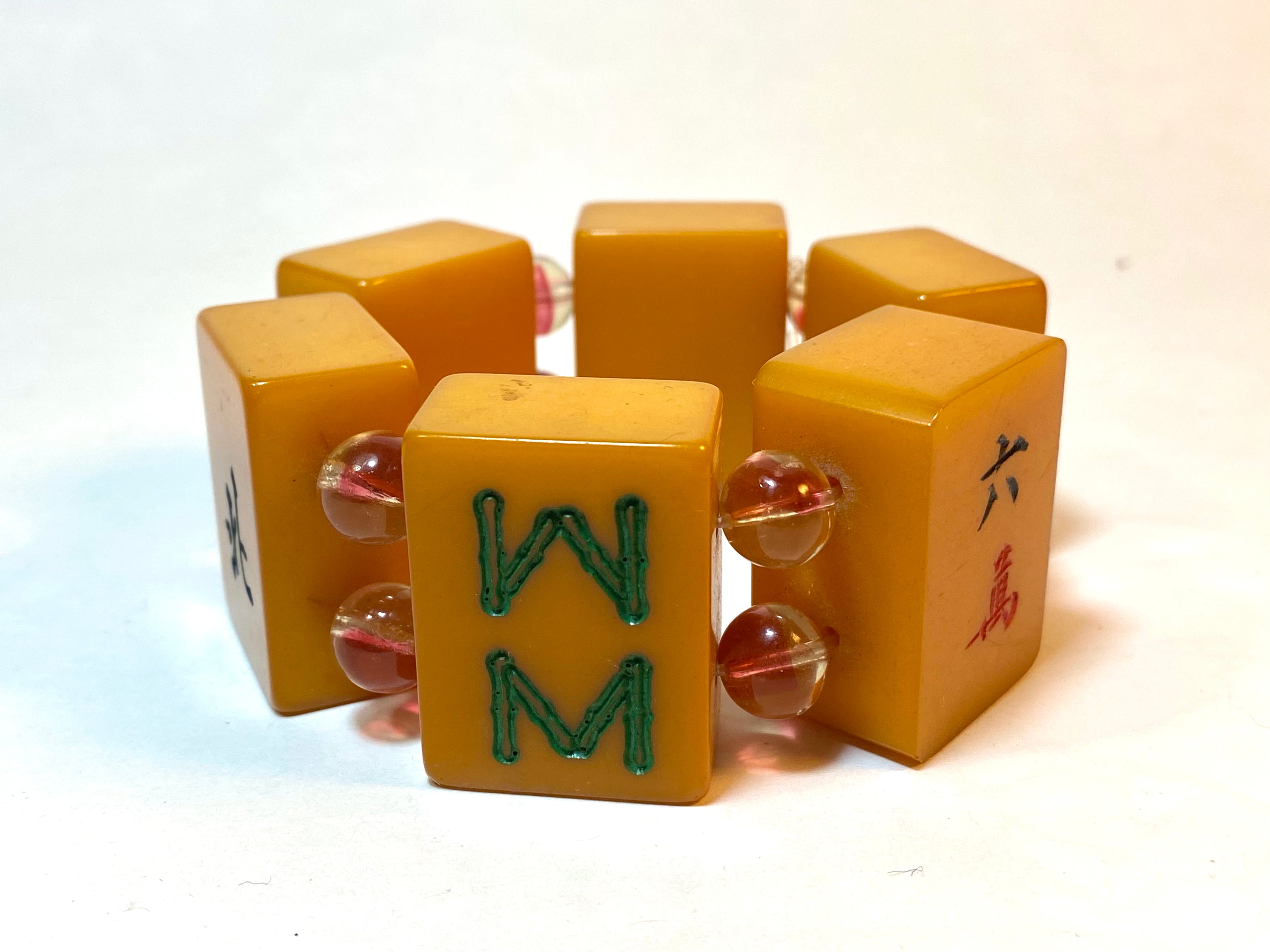 Mahjong Tile Bracelets