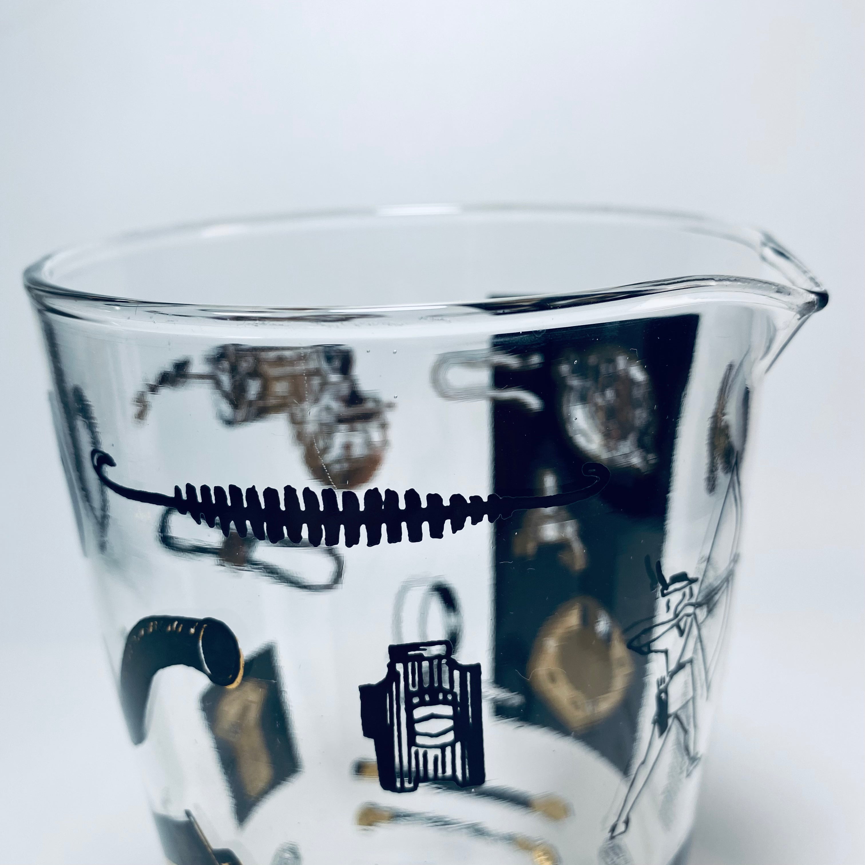 Vintage Cocktail Mixing Glass