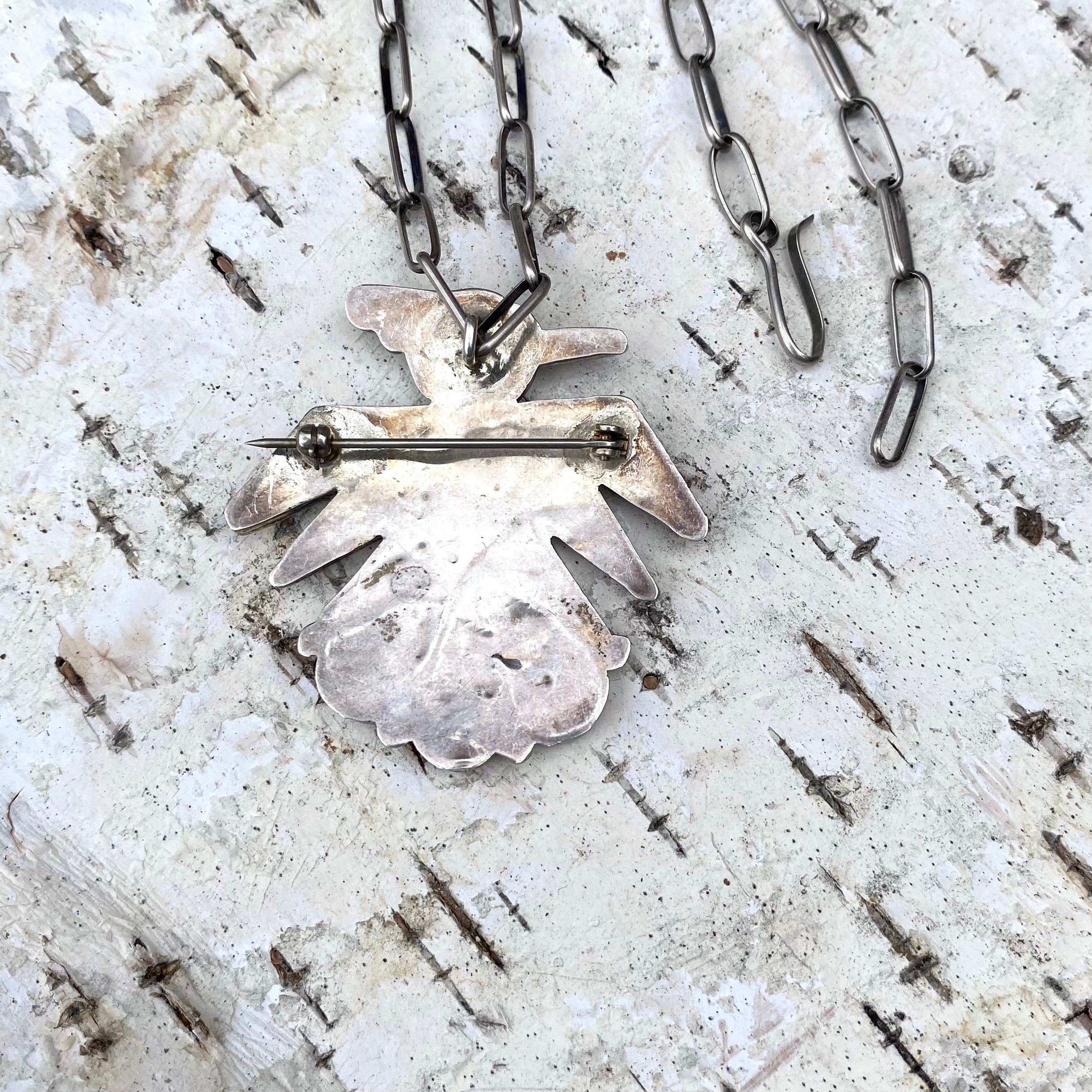 Zuni Thunderbird on Hand-Hewn Chain